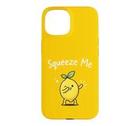 Squeeze Me Funny Lemon Dabbing Joli Jeu de Mots Estival aux Agrumes Coque pour iPhone 15