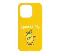 Squeeze Me Funny Lemon Dabbing Joli Jeu de Mots Estival aux Agrumes Coque pour iPhone 15 Pro
