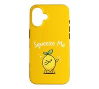 Squeeze Me Funny Lemon Dabbing Joli Jeu de Mots Estival aux Agrumes Coque pour iPhone 16