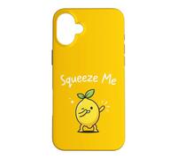 Squeeze Me Funny Lemon Dabbing Joli Jeu de Mots Estival aux Agrumes Coque pour iPhone 16 Plus