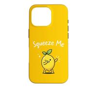 Squeeze Me Funny Lemon Dabbing Joli Jeu de Mots Estival aux Agrumes Coque pour iPhone 16 Pro