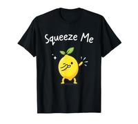 Squeeze Me Funny Lemon Dabbing Joli Jeu de Mots Estival aux Agrumes T-Shirt