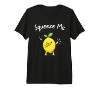 Squeeze Me Funny Lemon Dabbing Joli Jeu de Mots Estival aux Agrumes T-Shirt Haut de Gamme