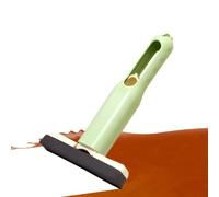 Squeeze Sponge Mop - Balai à main pour salle de bain - Balai à main - Balai à main - Balai à serpillère autopressante - Compact - Absorbant - Multi-usage - Balai plat portatif