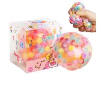 Squeeze Stress Balls, Slow Rising Fidget, Soft Beads with Calming Texture, Sensory Aid for Kids Adults, Relaxation Accessories, Stress Ball for Classroom School Study Work Home Office Travel Holiday