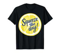 Squeeze The Day Citron Citrus Graphique de Vacances d'été Amusant T-Shirt