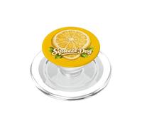 Squeeze The Day Citron Slice Citrus Grip pour téléphone Portable PopSockets PopGrip pour MagSafe