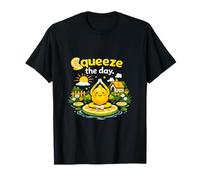 Squeeze The Day Lemon Yoga Cottagecore Plant Parent T-Shirt
