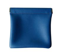 Squeeze-Top Petite trousse de maquillage avec fermeture automatique pour ranger petits pinceaux, rouges à lèvres, baumes à lèvres, pièces de monnaie, bleu, s, Voir description