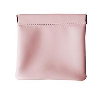 Squeeze-Top Petite trousse de maquillage avec fermeture automatique pour ranger petits pinceaux, rouges à lèvres, baumes à lèvres, pièces de monnaie, Rose, s, Voir description
