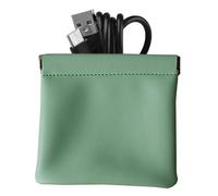 Squeeze-Top Trousse de Maquillage de Voyage pour Porte-Monnaie - Sac de Rangement pour Petits pinceaux, Rouges à lèvres, baumes à lèvres, pièces de Monnaie, Vert, s, Voir Description