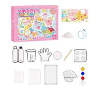 Squeeze Toy Making Kit - Cute Gel Squeeze Toy Making | Hands-on Beginners Squeezes Toyss Crafting Art in Cat's Claw Fish and Cheese Shape for School, Bedroom and Others