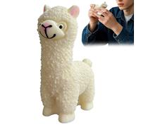 Squeeze Toys Alpaca, Realistic Pinch Design, Soft Fidget Toy with Stress Relief Function, Toy with Compact Design, Sturdy Emotional Relaxation System, Easy Fun Solution for Stocking Stuffers
