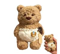 Squeeze Toys - Bear Slow-Rising Desk Accessories for Stress Relief | Soft Stretchy Animal Fidget Toys for Men Women Kids Girls Boys, Ideal for Home, School, Office, Travel, Classroom, Birthday