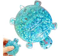Squeeze Toys, Glitter Turtle Shape Party Favors, Ultra-Soft Sensory Toy for Stress Relief and Fun, Durable Interactive Hand Toy, Perfect for Home, School, Classroom, Dorm, College, Travel