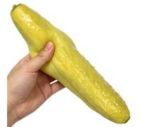 Squeeze Toys - Pickled Cucumber Shape Slow Rising Game | Soft Cucumber Sensory Squeeze Ball Suitable for Teen Student Kids Office Home Travel Calming Entertainment