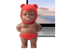 Squeeze Water Toy, Doll Squirter Figure, 5.51in Spray Blasterr with Easy Press Action, Sturdy Polymer Water Shooter, Cute Character Style Design, Outdoor Play Toy for Beach Pool Use