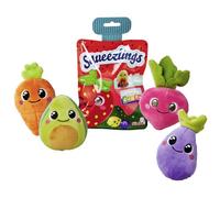 Simba Squeezlings, 12 Figurines en Peluche à Collectionner, Un Seul Article est livré, Fruits et légumes en Peluche, Super Doux, Visages Mignons, Environ 8 cm, à partir de 3 Ans