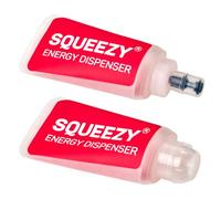 Squeezy Energy Dispenser Soft Flask 150 ml (Duo Pack), gourde flexible et pliable pour gels énergétiques et gels liquides, idéale pour les sports d'endurance