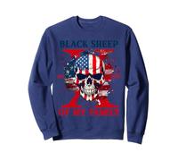 Squelette 1973 Black Sheep of My Family Funny Gen X Sweatshirt