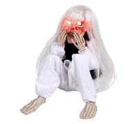 Squelette Accessoire Pleurs Sonores Activés par Le Son sur Piles