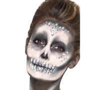 Squelette Accessoires Adultes Halloween Gants Tights Déguisement Femmes