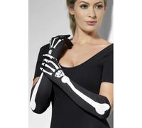 Squelette Accessoires Adultes Halloween Gants Tights Déguisement Femmes