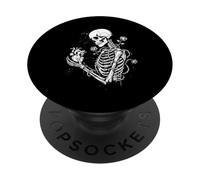 Squelette Anatomie Cœur Dark Romance Alt Emo Grunge PopSockets PopGrip Adhésif