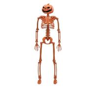 Squelette articulé d'Halloween, squelette humain réaliste de 90 cm, articulations mobiles, crâne pour accessoires effrayants, décoration de fête