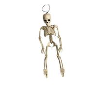 Squelette articulé taille réelle pour Halloween, intérieur et extérieur, décoration étrange pour maison hantée, cimetière, fête, Halloween, décoration squelette