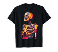 Squelette Artiste Creative Art Anatomie Illustrateur Graphique T-Shirt