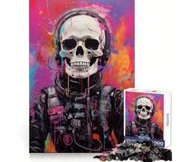 Squelette Astronaute n° 1000 Puzzle pour Adultes, Casse-tête de réflexion Relaxant et Amusant, Assemblage d'image, Surprise chaleureuse 50x75cm