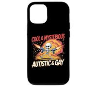 Squelette autistique et gay Drôle Explosion Meme Coque pour iPhone 12/12 Pro