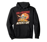Squelette autistique et gay Drôle Explosion Meme Sweat à Capuche