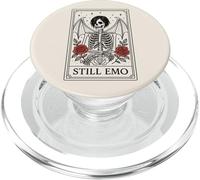 Squelette avec Roses Emo Gothique Punk PopSockets PopGrip pour MagSafe