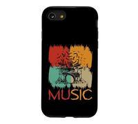 Squelette Batteur Musique Rétro Halloween Rock Band Coque pour iPhone SE (2020) / 7/8