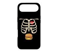 Squelette Burger Grossesse Xray Drôle Halloween Fête Naissance Coque pour iPhone Air