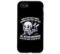 Squelette Comment Dormir la Nuit en sachant Que Les Gens n'aiment Pas Coque pour iPhone SE (2020) / 7/8