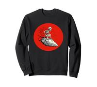 Squelette cool sur une aventure de météores pour les amateurs d'espace Sweatshirt