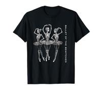 Squelette Dancer Ballet of The Bewitched Goth Halloween T-Shirt