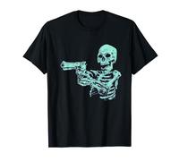 Squelette d'arme pour les amateurs d'armes à feu et de pistolets T-Shirt