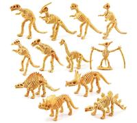 Squelette De Dinosaure, 12 Pièces Assorties, Os De Dino, Jouet De Simulation, Excavation Sûre, Squelette De Dinosaure, Pour Anniversaire P