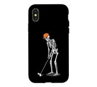 Squelette de Golf - Golfeur Amusant pour Homme - pour Halloween Coque pour iPhone X/XS