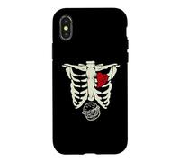 Squelette de Grossesse Burger Xray Halloween Soon to Be Dad Coque pour iPhone X/XS