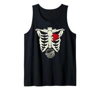 Squelette de Grossesse Burger Xray Halloween Soon to Be Dad Débardeur