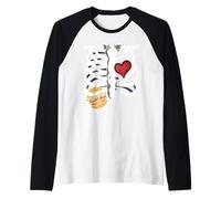 Squelette de Grossesse Burger Xray Halloween Soon to Be Dad Manche Raglan