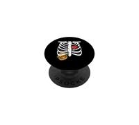 Squelette de Grossesse Burger Xray Halloween Soon to Be Dad PopSockets PopGrip Adhésif