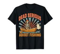 Squelette de Jeu de Mots de pêche sérieux sur la pêche T-Shirt
