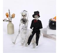 Squelette De La Mariée Et Du Marié, Jouet Délicat D'halloween, Simulation D'horreur, Squelette Humain, Maison Hantée, Cadeau Délicat, Gags De Décoration D'halloween