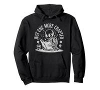 Squelette de Lecture avec Inscription « Just One More Book I Read Day of Dead » Sweat à Capuche